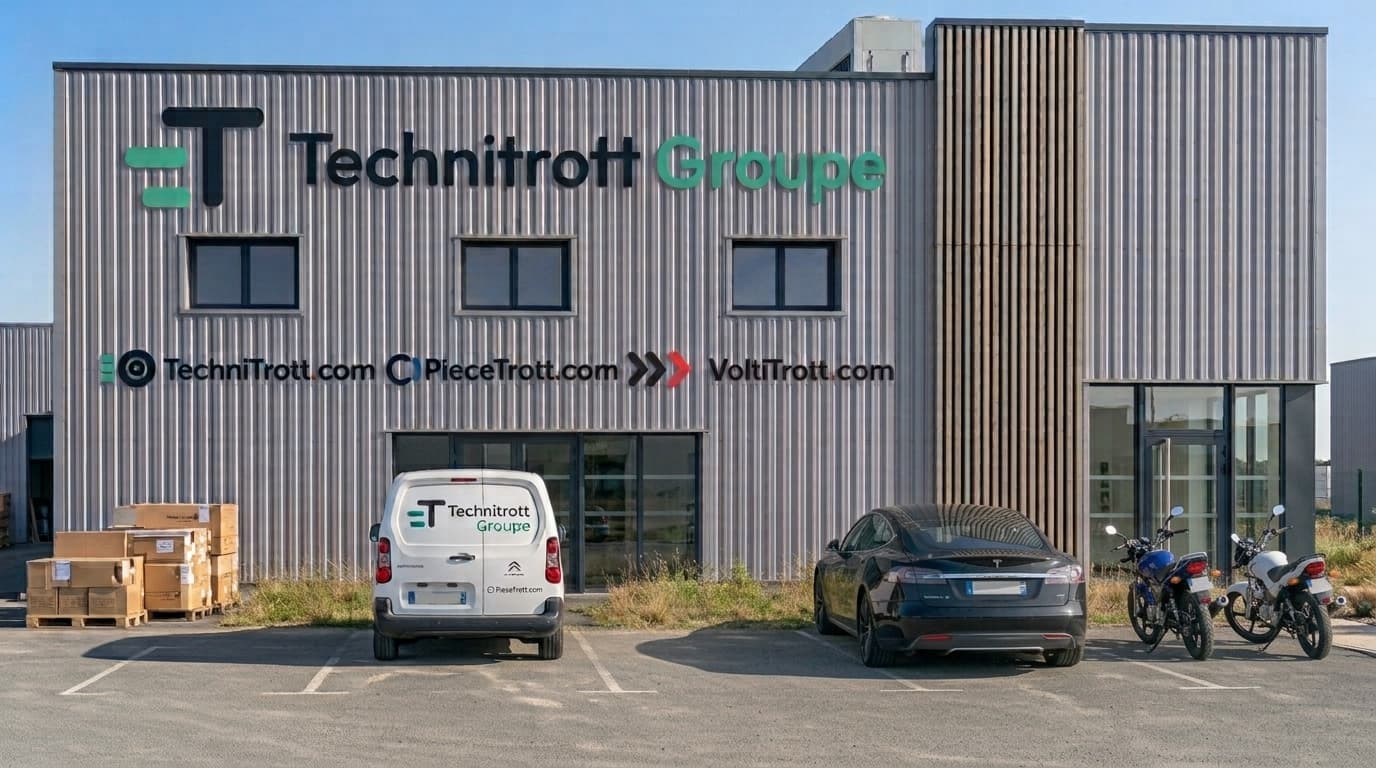Entrepôt et siège du groupe Technitrott : TechniTrott.com, PieceTrott.com et VoltiTrott.com